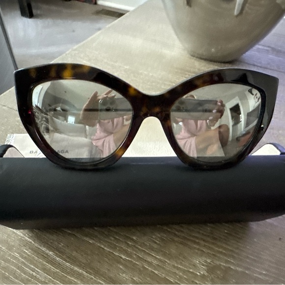 NEW BALENCIAGA SUNGLASSES BA103 52C CAT EYE EYEWEAR BALENCIAGA - Picture 12 of 15